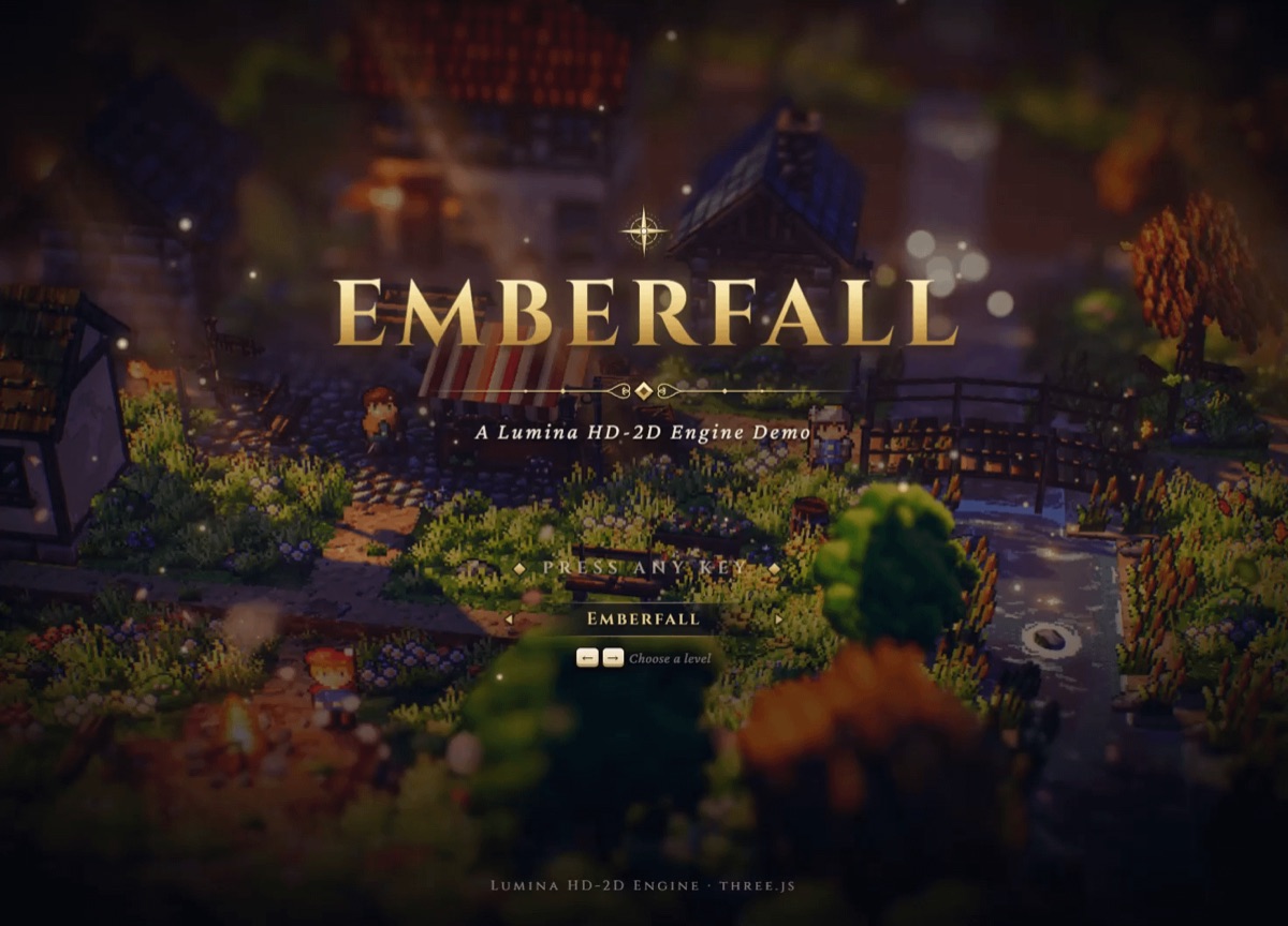 Emberfall 타이틀 화면