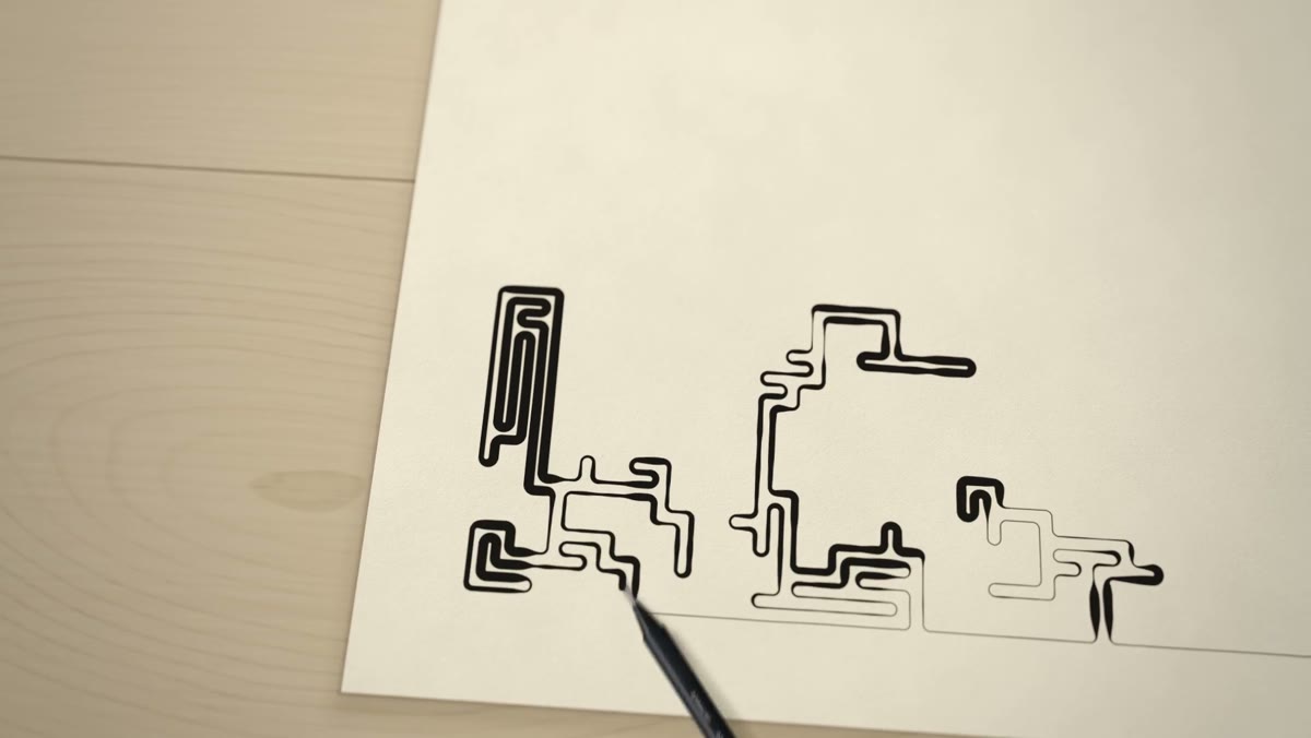 One-line drawing website