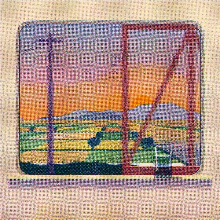 Train journey drawn with JavaScript